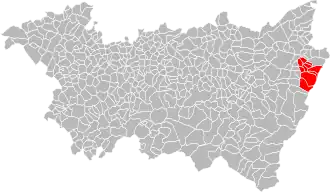 Localisation de Communauté de communesdu Val de Galilée