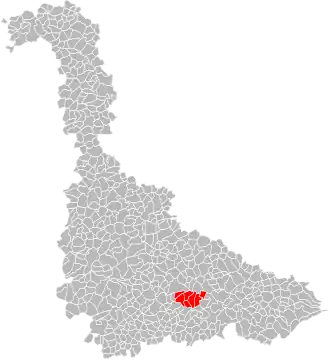 Localisation de Communauté de communes du Val de Meurthe