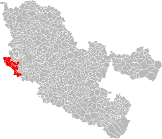 Localisation de Communauté de communes du Val de Moselle