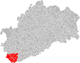 Localisation de Communauté de communes du val de Pesmes