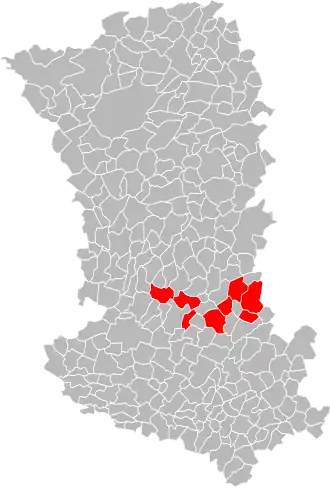 Localisation de Communauté de communesdu Val de Sèvre