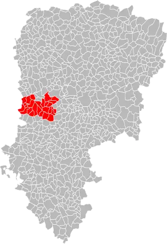 Localisation de Communauté de communesdu Val de l'Ailette