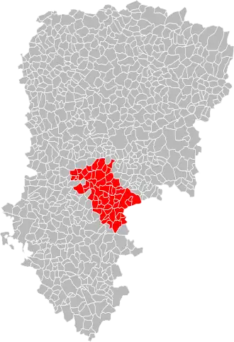 Localisation de Communauté de communesdu Val de l’Aisne
