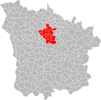 Localisation de Communauté de communes du Val du Beuvron