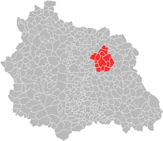 Localisation de Communauté de communes Entre Dore et Allier