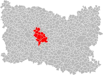 Localisation de Communauté de communesRurales du Beauvaisis