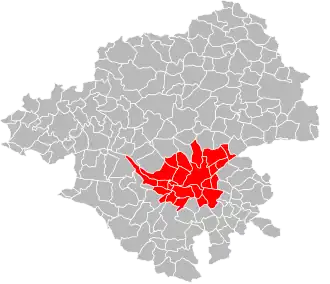 Localisation de Nantes Métropole