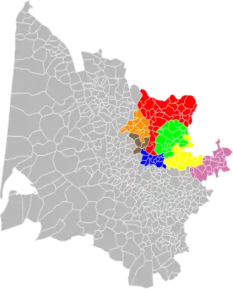 Localisation de Pays du Libournais