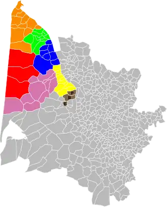 Localisation de Pays Médoc