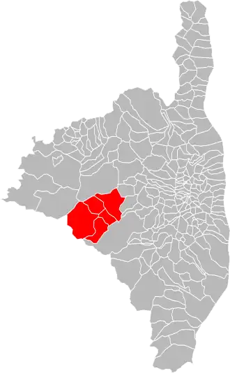 Localisation de Communauté de communes du Niolu