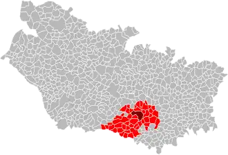 Localisation de Communauté de communes Avre Luce Noye