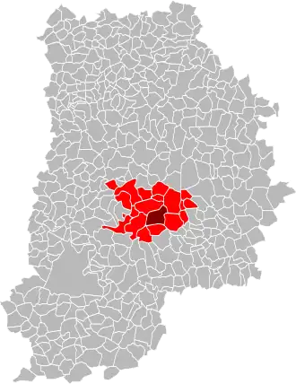Localisation de Communauté de communes de la Brie Nangissienne