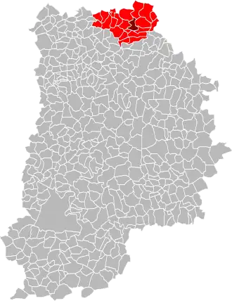 Localisation de Communauté de communes du Pays de l'Ourcq