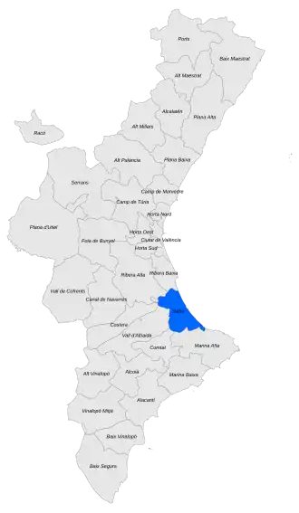 Localisation de Safor