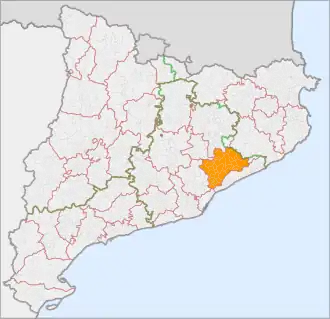 Localisation de Vallès Oriental