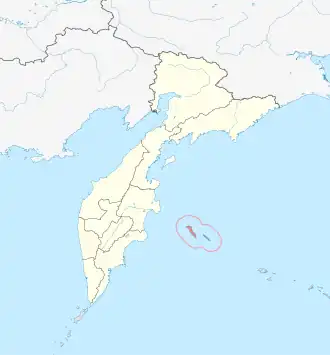 Localisation de Raïon des Aléoutiennes