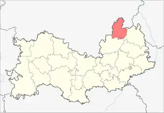 Localisation de Raïon de Bolchoïe Ignatovo