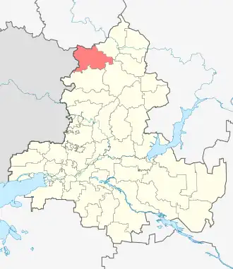 Localisation de Raïon municipal de Tchertkovo