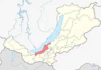 Localisation de Raïon de Kabansk