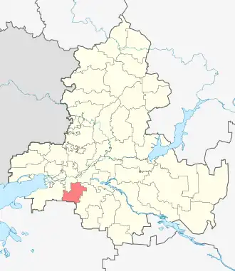 Localisation de Raïon municipal de Kagalanitskaïa