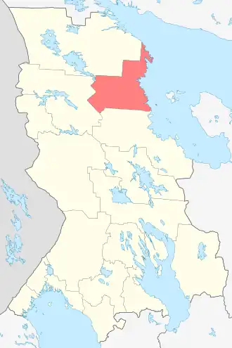 Localisation de Raïon de Kem