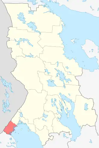 Localisation de Raïon de Lahdenpohja