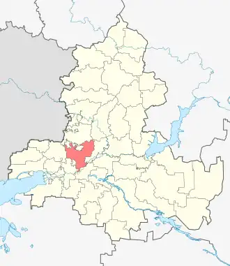 Localisation de Raïon municipal de Oktiabrski