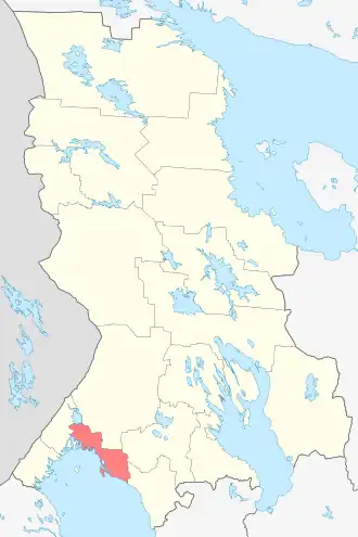 Localisation de Raïon de Pitkäranta