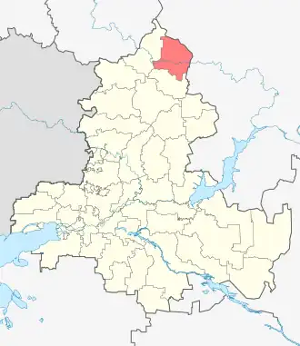 Localisation de Raïon municipal de Cholokhov