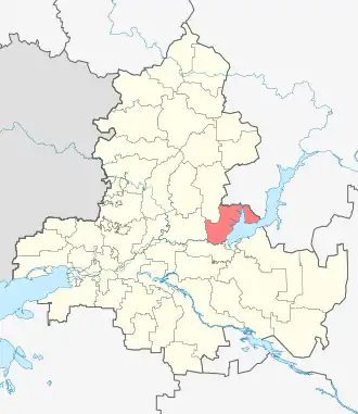 Localisation de Raïon municipal de Tsimliansk