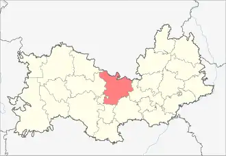 Localisation de Raïon de Staroïe Chaïgovo