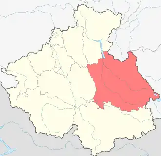 Localisation de Raïon d'Oulagan