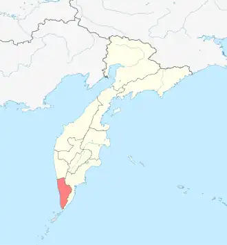 Localisation de Raïon d'Oust-Bolcheretsk