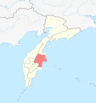 Localisation de Raïon d'Oust-Kamtchatsk