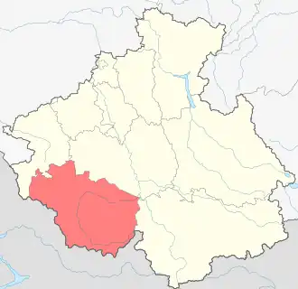 Localisation de Raïon d'Oust-Koksa