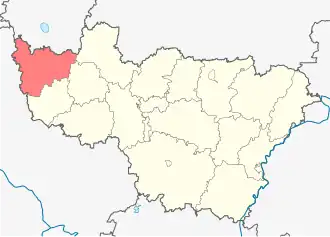 Localisation de Raïon d'Aleksandrov