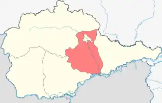 Localisation de Raïon de Birobidjan