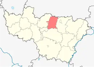 Localisation de Raïon de Kamechkovo