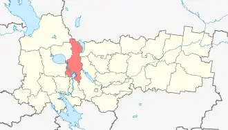 Localisation de Raïon de Kirillov