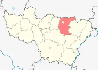 Localisation de Raïon de Kovrov