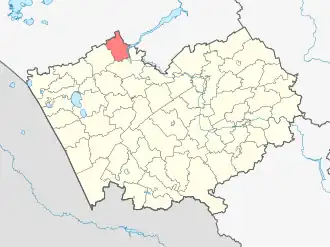 Localisation de Raïon de Kroutikha