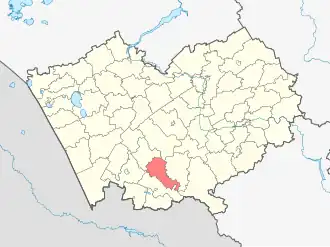 Localisation de Raïon de Kouria