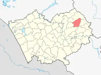 Localisation de Raïon de Kytmanovo