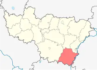 Localisation de Raïon de Melenki