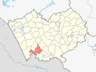 Localisation de Raïon de Roubtsovsk