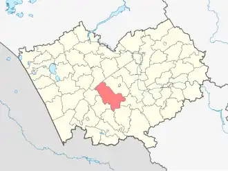 Localisation de Raïon de Chipounovo