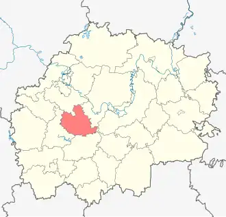 Localisation de Raïon de Starojilovo