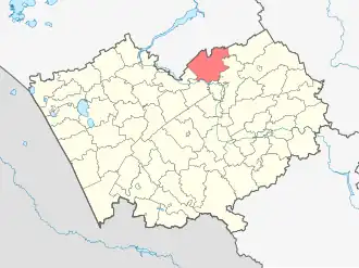 Localisation de Raïon de Talmenka