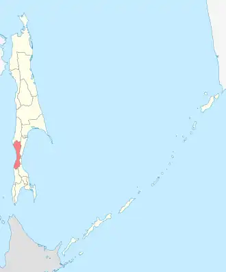 Localisation de Raïon de Tomari