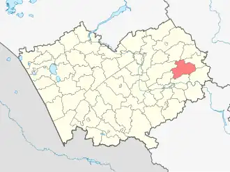 Localisation de Raïon de Tselinnoïe